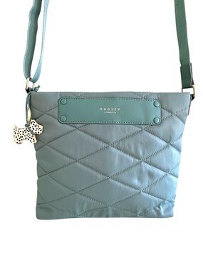 RADLEY London Charleston Quilted Crossbody Bag Lake Lightweight Nylon Travel